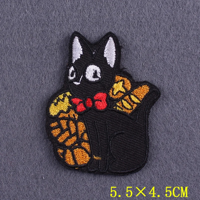 Fiber Anime Things Embroidered Patches For Clothing Cute Cartoon Iron On Patches On Clothes Howl and His Moving Castle Clothes Stripes dressmaking material shops near me Fabric & Sewing Supplies