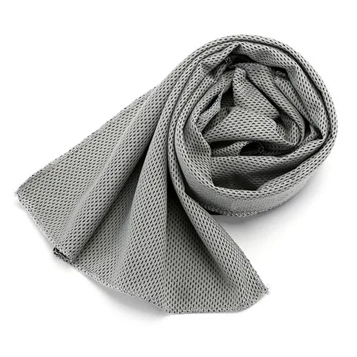 Light gray Летнее теплое полотенце с холодным ощущением, спортивное полотенце для улицы, полиэфирное охлаждающее полотенце, многоцветное домашнее изделие - Цвет: Light gray