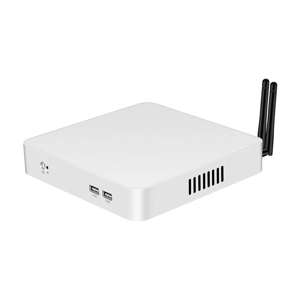 Кулер для мини компьютера Intel Core i7 7500U i5 7200U 4200U 3317U DDR3L Windows 10 Wifi HDMI 6 * USB|fanless mini pc|mini