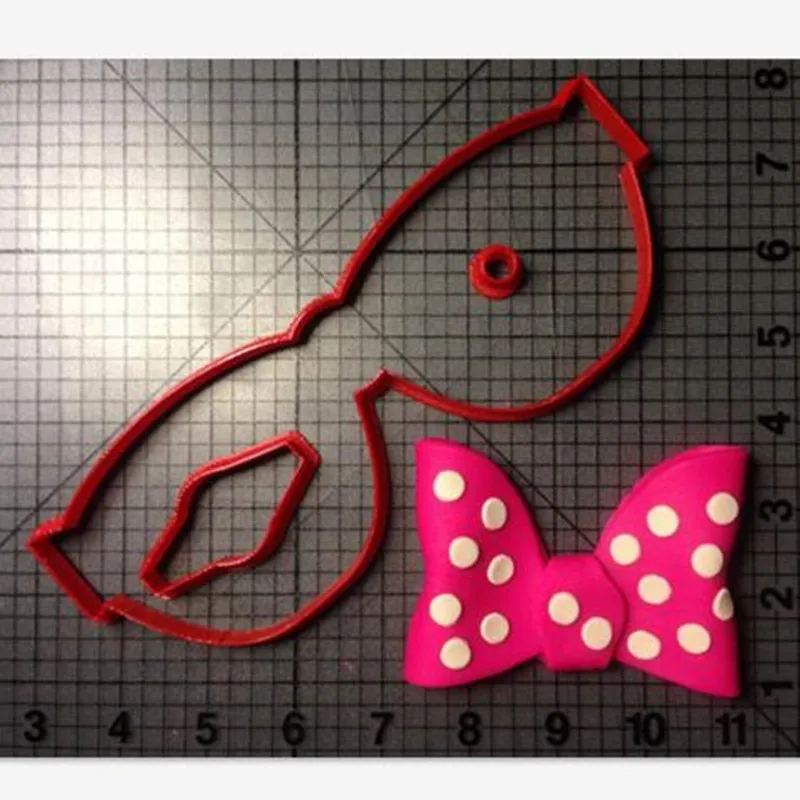 Формочка для печенья Cartoo в виде мыши и банта набор выпечки 3D формочка под заказ