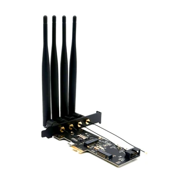 

NGFF M.2 M2 Key B and Key a To PCIe 1X Adapter 3G/4G and WiFi Card Adpater PCI-E for Desktop