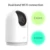 Xiaomi Mijia IP Camera 2K PTZ Pro 360 Angle Baby Monitor CCTV WiFi Video Webcam Night Vision Wireless MI Home Security Camera