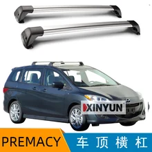SHITURUI для MAZDA Premacy MVP Ультра тихий грузовик бар на крыше автомобиля специальный алюминиевый сплав замок ремня
