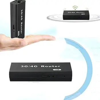 

Mini Portable 3G/4G WiFi Wlan Hotspot AP Client 150Mbps RJ45 USB Wireless Router recognize ADSL/DHCP WAN/LAN