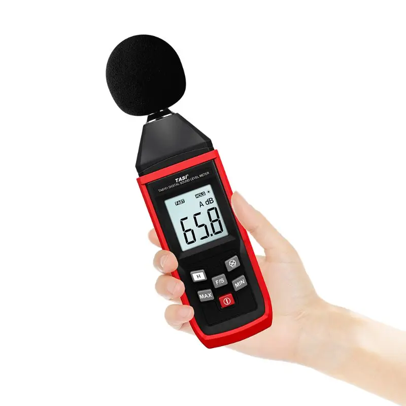 

30-130dB Mini Digital Sound Meter Decibel Audio Detector High Precision LCD Backlight Professional Noise Measuring Instrument