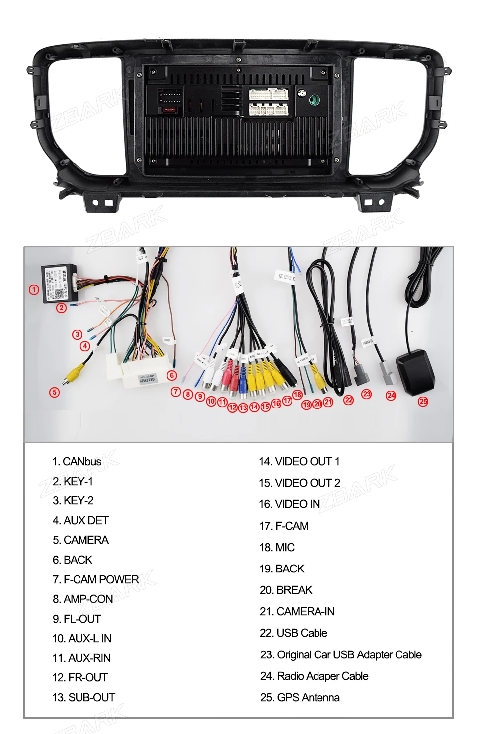 Clearance Android 9.0 RAM 2G  car radio multimedia player for KIA sportage  2018 2019 KX5 gps navigation 2 din car stereo 10
