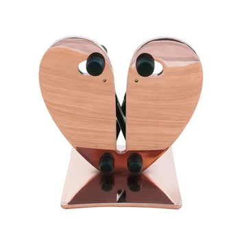 

Stainless Steel Heart-shaped Sharpener with Base Sharpening Stone for Kitchen Household HYD88