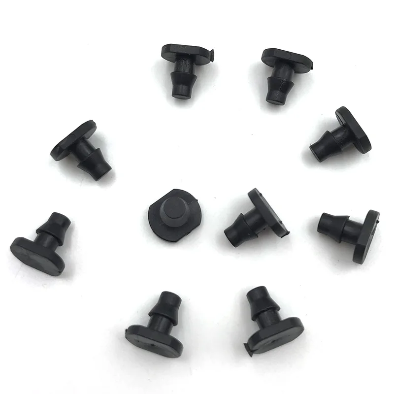 

10pcs 4mm Waterpipe Plugs Hose End Connectors Plastic Hose Plugs Functional Pipe Fitting Barb Hose Tail Connector