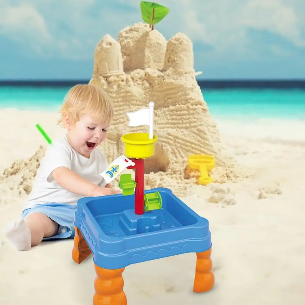 1 Set Children Beach Table Sand Play Toys & Water Outdoor Garden Sandbox Kids Summer Toy | Игрушки и хобби