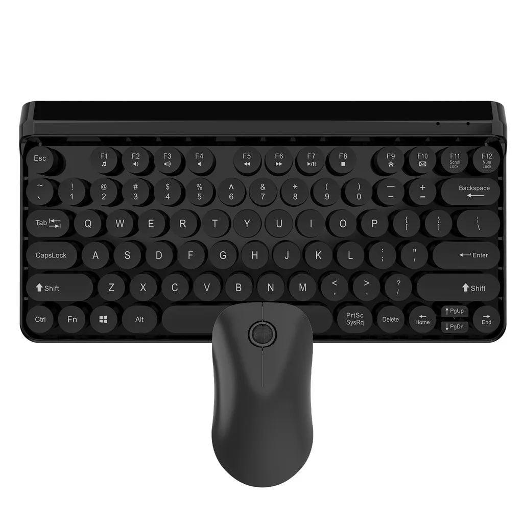 2,4G Беспроводная клавиатура и мышь Мини мультимедийная клавиатура мышь комбо набор для ноутбука ноутбук Рабочий стол Mac PC tv офисные принадлежности