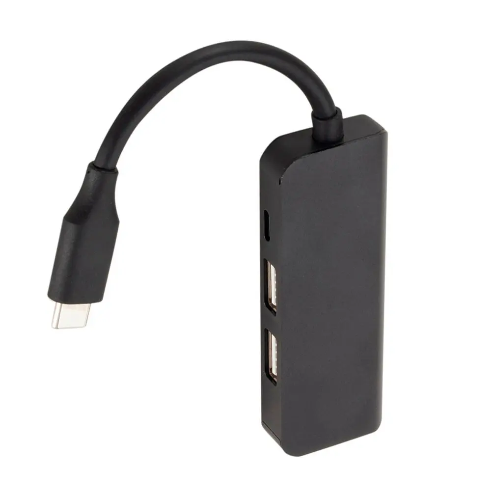 1 шт. серый алюминиевый сплав 4 в 1 USB-C к тип-c 3 USB 3,0 концентратор HDMI RJ45 Ethernet Micro SDTF OTG адаптер