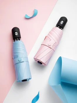 

Parasol sun umbrella sun protection UV ully automatic folding female sunny and rain dual-use 50%