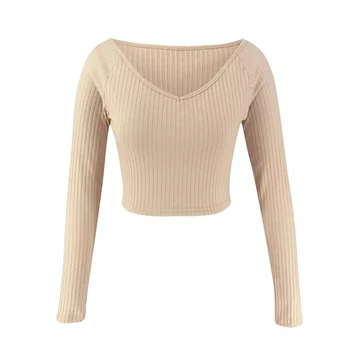 

Womens Ladies Autumn Winter Long Sleeve Sweater Blouse Casual Knit Jumper Pullover Top hirt Solid Warm Vintage Soft Clothes