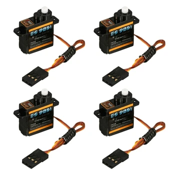 

EMAX Digital Plastic Gear Servo ES9051 4.8V 0.8Kg for RC Fixed Wing Airplane