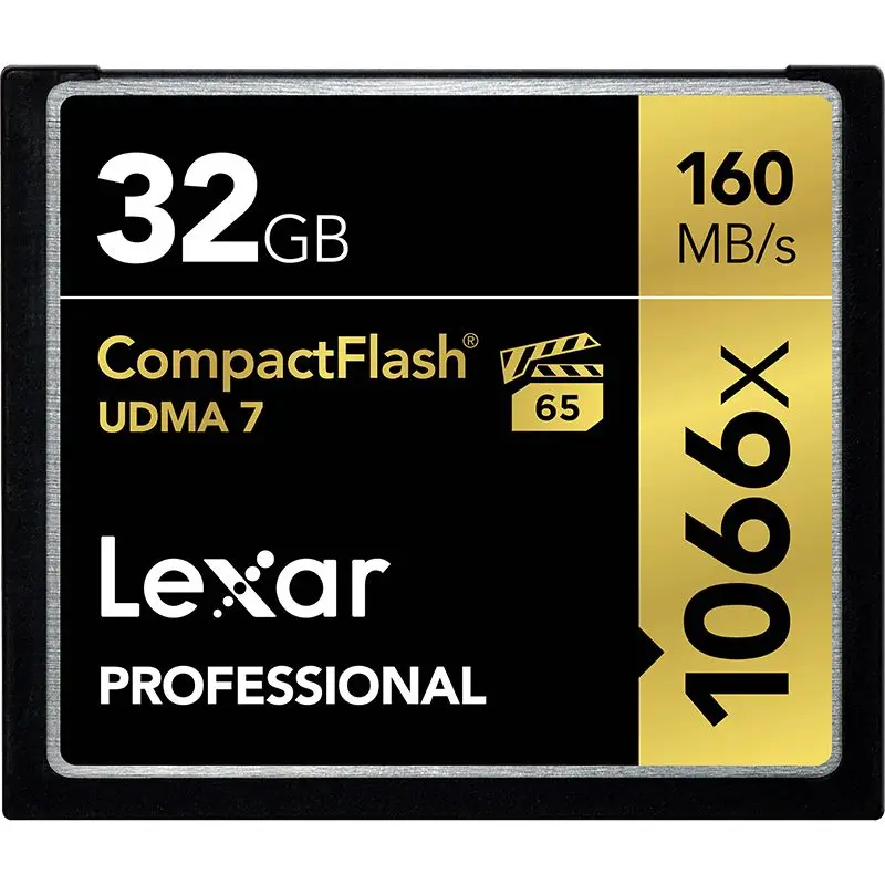 Оригинальная Lexar карта CF CardCompactFlash UDMA 7 Max 256 ГБ 128 Гб 64 ГБ 32 ГБ 160 МБ/с./с 1066X карта памяти профессиональная камера