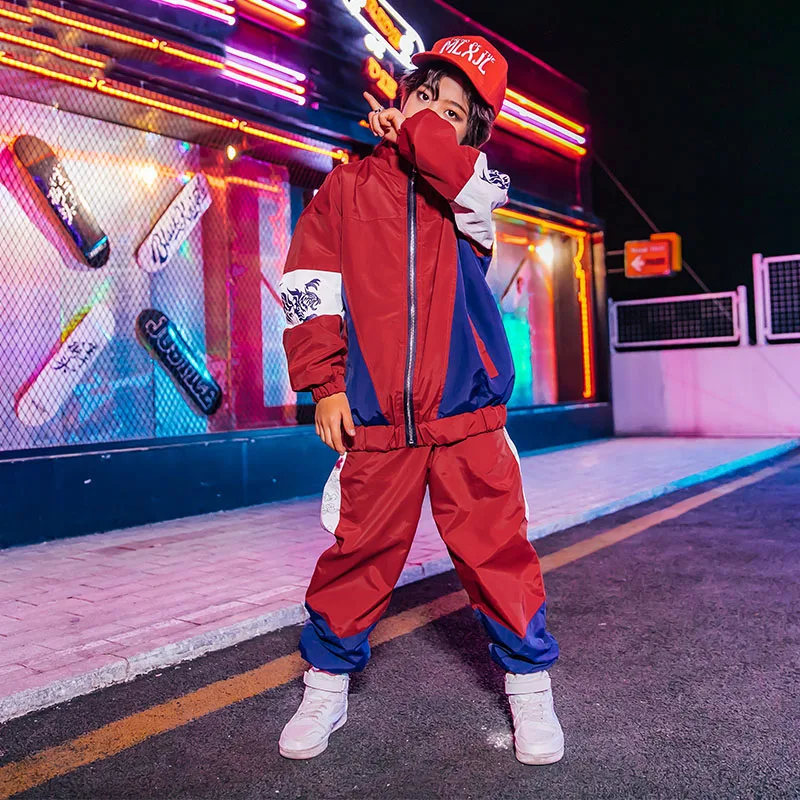 2020 джазовые танцевальные костюмы для детей куртка костюм в стиле хип-хоп