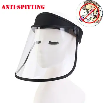 

Face Shield Anti-Spitting Protective Hat Cover Outdoor Fisherman Hat Adjustable