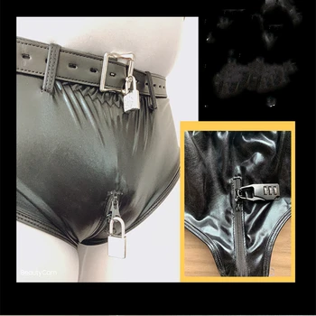 BDSM Penis Anal Plug Panties Chastity Cage Belt Device For Women Men Female Male Vibrator Dildo Strap On Bondage Harness Sex Toy 3