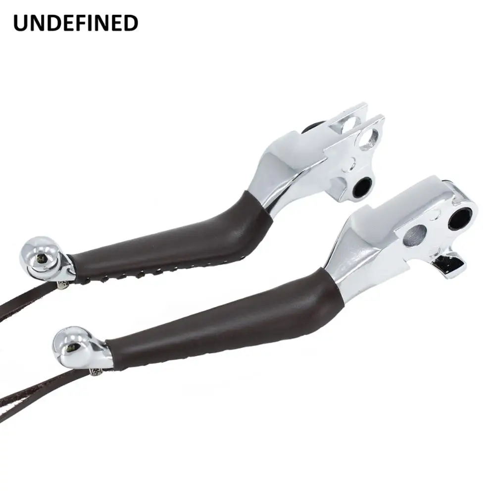

Leather Motorcycle Lever Cover Clutch Brake Lever For Harley Sportster 1200 883 Touring Electra Glide Street Glide Dyna Softail