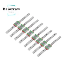 Baiozraw v2.4 3D drukarki 8 sztuk/partia szyna liniowa MGN9H DIY zestaw szyny 250/300/350mm budować wysokiej jakości liniowe dla Voron 2.4 części