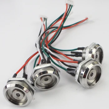 

100pcs/Lot Zinc TM Card Tag Conductor iButton Probe Reader 4 lines LED light Key Sensor DS9092