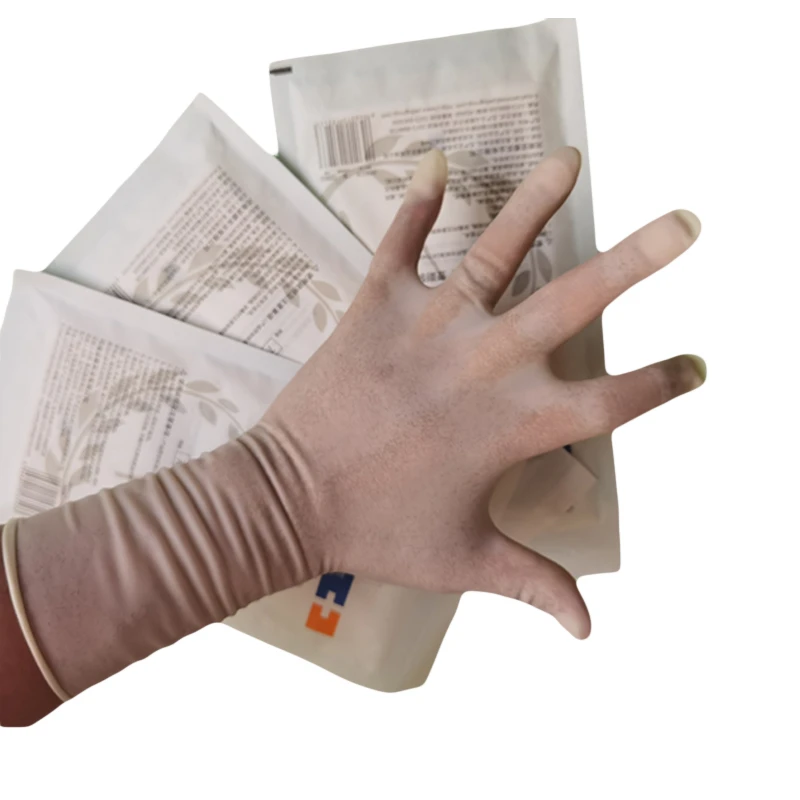 Guantes de quirúrgicos médicos desechables, paquete independiente de 50 piezas, sin polvo, para ° | - AliExpress