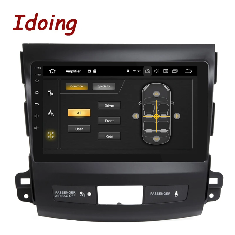 Clearance Idoing 9"Car PX5 4G+64G 8 Core Android 9.0 Radio Multimedia Player For Mitsubishi Outlander xl 2 2005-2012 GPS Navigation 2.5D 3