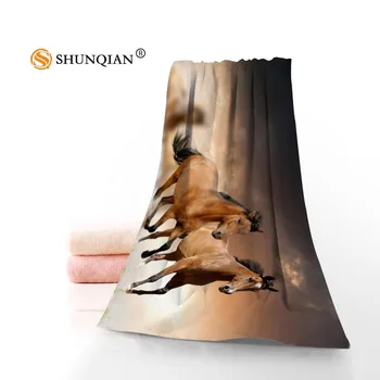 

Horse Background Towels Microfiber Bath Towels Travel,Beach,Face Towel Custom Creative Towel Size 35X75cm And 70X140cm A7.24