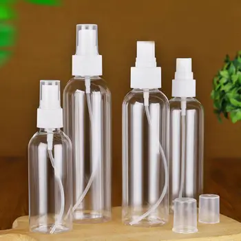 

New 5PCS 100ml Travel Transparent Plastic Perfume Atomizer Empty Plants Spray Bottle