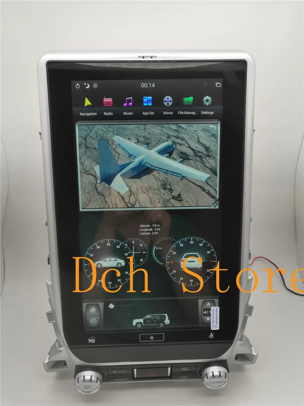 Top 13.6 inch Vertical tesla style Android 8.1 Car DVD GPS Navigation for TOYOTA LAND CRUISER LC200 2016 2017 2018 radio px6 carplay 29