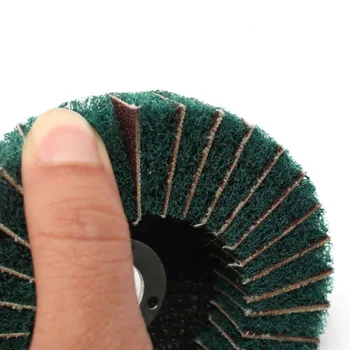 

Metal Flap Disc Plastic Buffer Grinder Tools 4 inch Scouring Pad Green