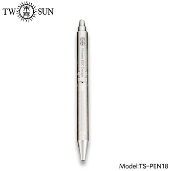 

TWOSUN TC4 Titanium Alloy Tactical pen Writing pen Business Office Pocket Pen Outdoor tool EDC Push Button Mechanism TS-PEN18