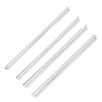 

4pcs/set Acccessories Clip Elastic Invisible Ring Size Adjuster Reducer Spiral Based Fitter Transparent Plastic DIY Guard Insert