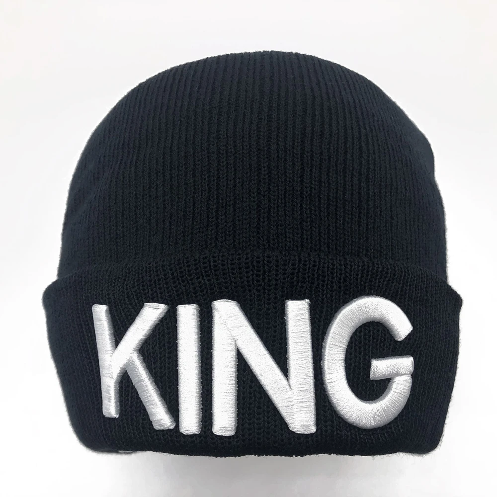 Зимние шапки KING QUEEN для женщин Новые облегающие вязаная однотонная Милая шапка