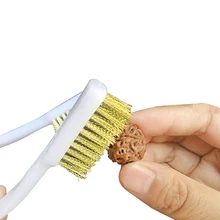 10 шт. латунная проволочная щетка зубные щетки пластиковая очистка ржавчины детализация сварочный комплект