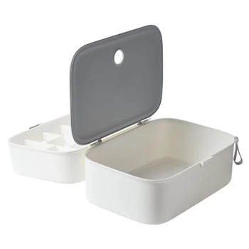 

Plastic Desktop Organizer Socks Storage Case Bra Ties Sorting Box Portable Underwear Organizer Home Accessories