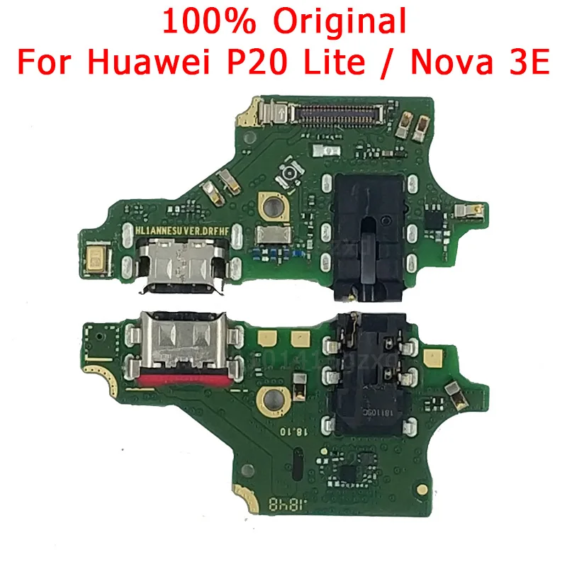Оригинальный зарядный порт для Huawei P20 Lite USB зарядная плата Nova 3E PCB Dork коннектор