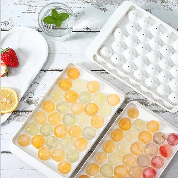 

Bar Drink Whiskey Ball Ice Cube Mold Ice Cube Tray with Lid Sphere Round Ice Cube Makers Kitchen DIY Home Party Tool