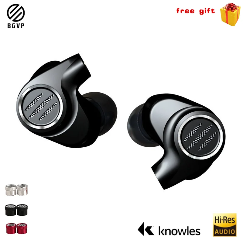 Наушники вкладыши BGVP DMS 1DD + 6 BA проводные Hi Fi стерео наушники Mmcx со съемным