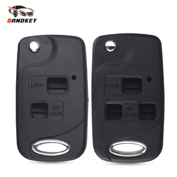 

Dandkey 2/3 Buttons Remote Fob Modified Flip Key Shell Case For Toyota Corolla Yaris Carina Cruiser Camry Avensis Car Key Case