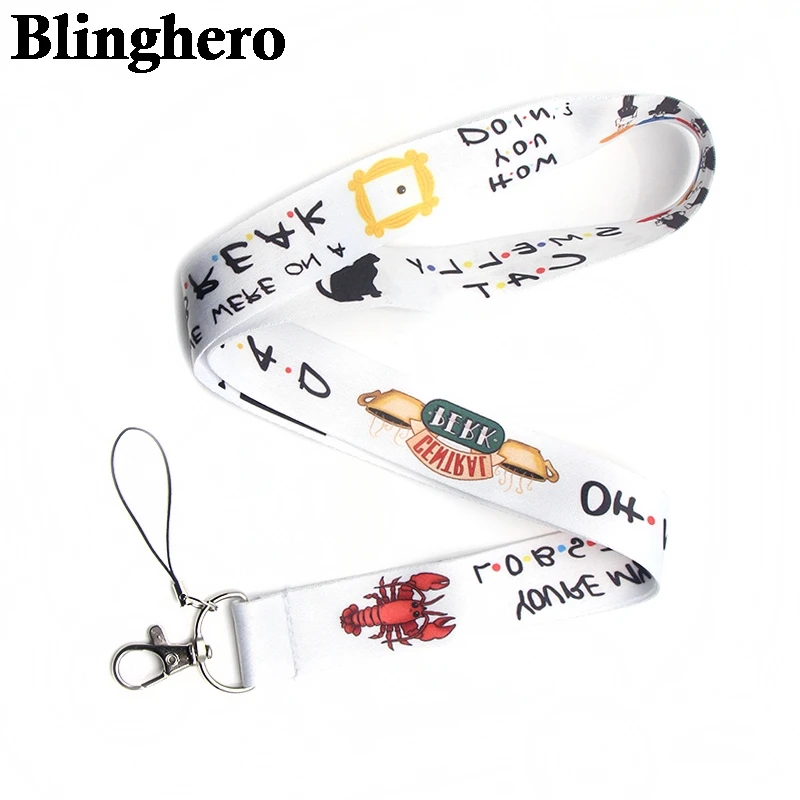 CA249 Friends TV Lanyard Neck Strap for key ID Card Cellphone Straps Badge Holder DIY Hanging Rope Neckband Accessories CA249 Friends TV Lanyard Neck Strap for key ID Card Cellphone Straps Badge Holder DIY Hanging Rope Neckband Accessories