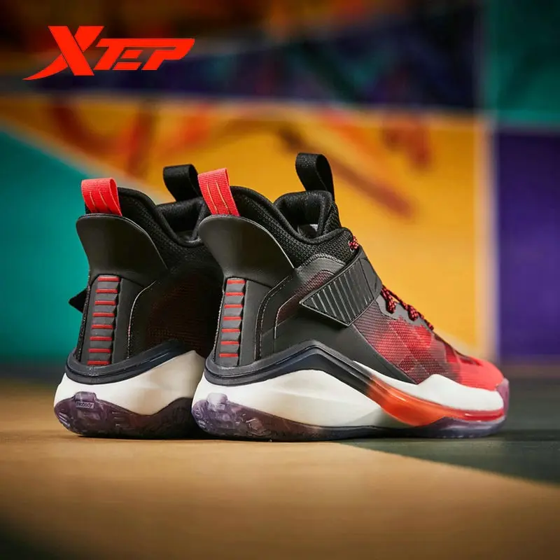 

Xtep evil series men's basketball shoes 2020 spring high-top colorful men's sneakers 980119121269
