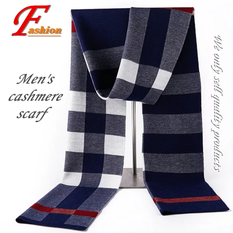 

High-grade new men's business casual all-match comfortable soft breathable fashion no-iron crease proof keep warm cashmere scarf