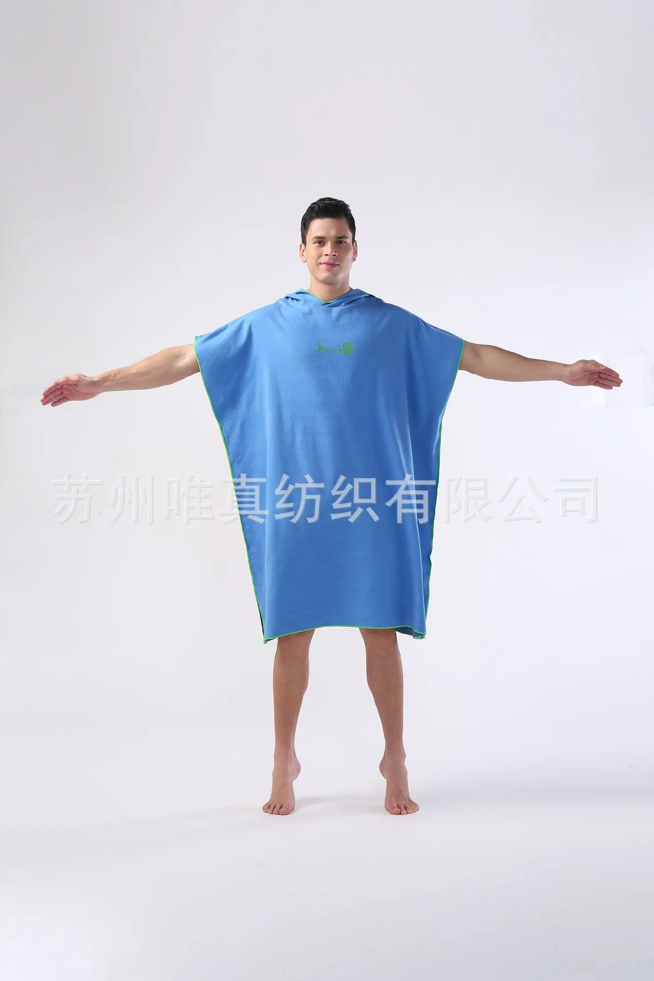 Superfine Fibre Huanyi Bathrobe OEM Quick-Dry Adult Beach Swimming Towel Cloak Sample Processing