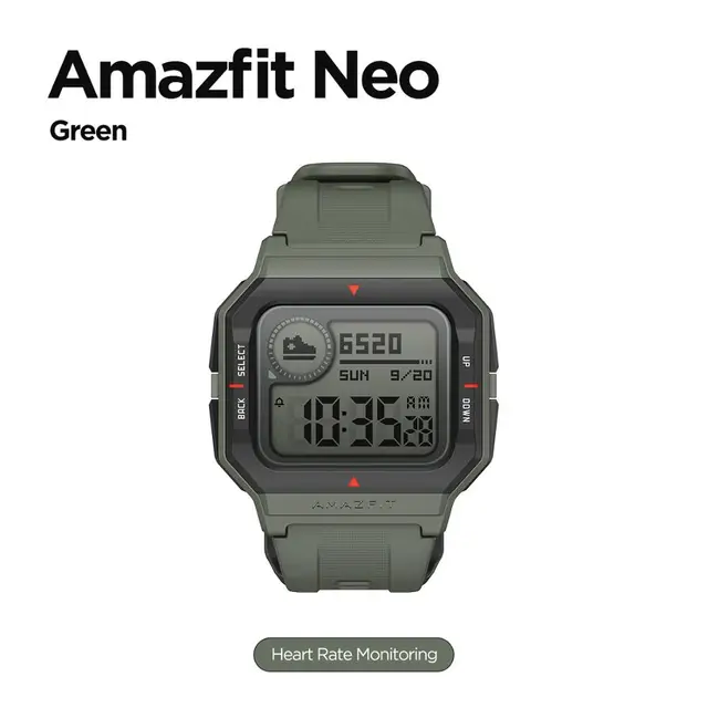New 2020 Amazfit Neo Smart Watch Smartwatch 5atm Tracking 28 Days Battery  Life Watch Bluetooth-compatible For Android Ios Phone - Smart Watches -  AliExpress