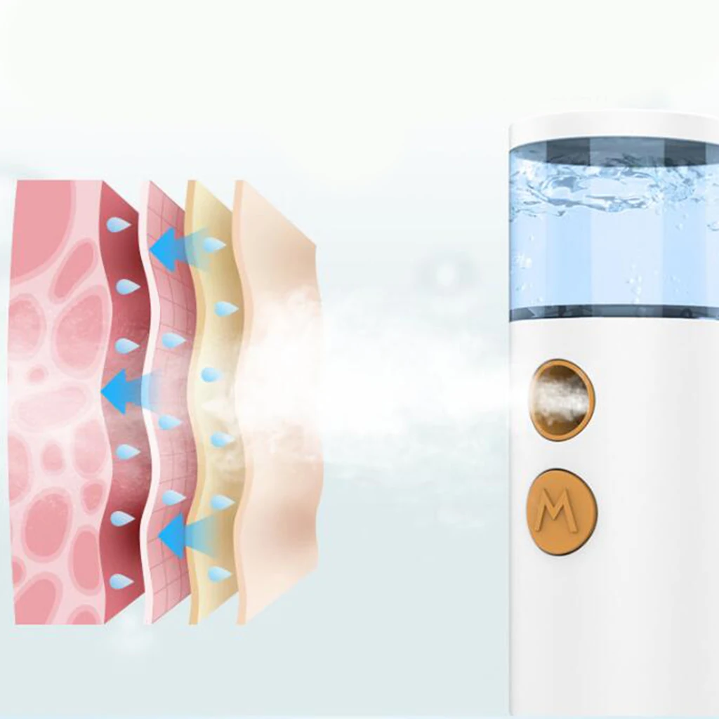 Nano Facial Mister Steamer Face Mist Sprayer Travel Face Moisturizing Tool