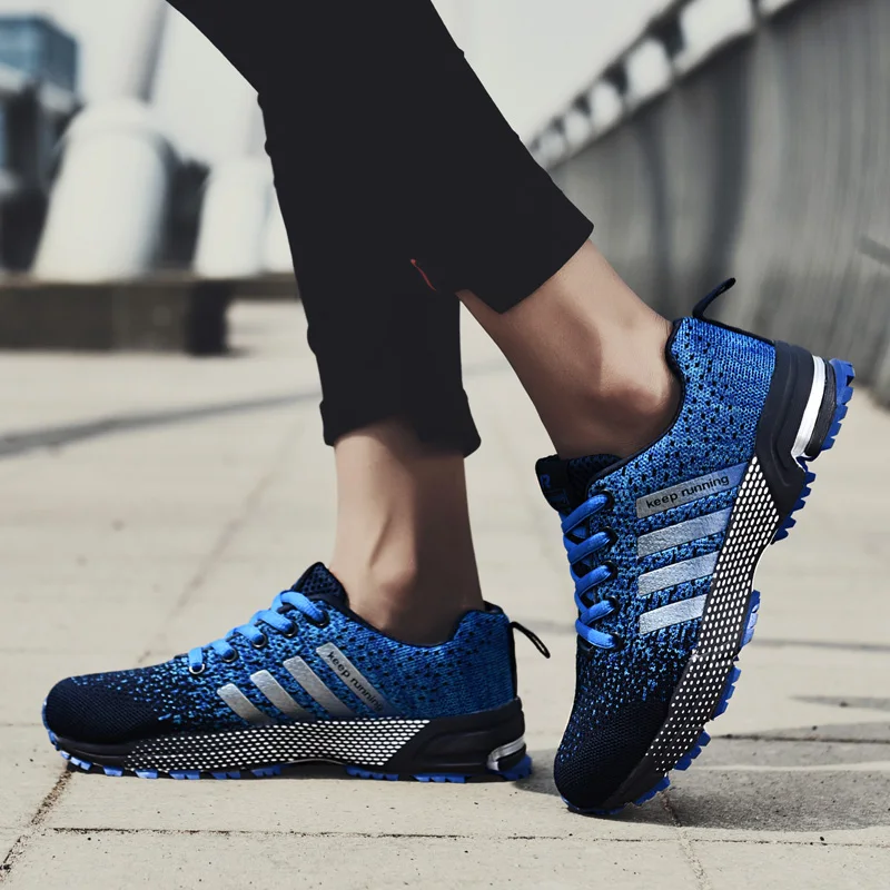 Spring2019 Unisex Outdoor Running Shoes Lightweight Sneakers Men Women Athletic Training Breathable Rubber Sports | Спорт и