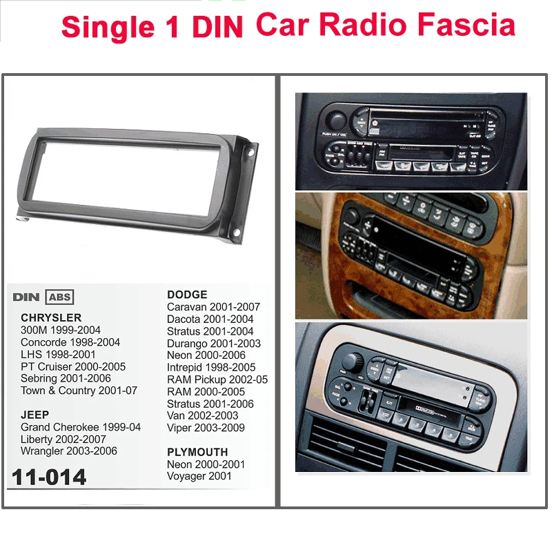 STEREO FACIA FASCIA Car Radio Fascia FOR Chrgsler Jeep Dodge Plymouth