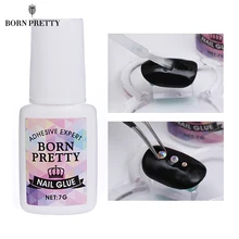 BORN PRETTY клей-гель для украшения ногтей, 7 г, быстро сохнет, стразы для маникюра, инструмент для маникюра, лак для ногтей, не требует отверждения, УФ-лампа