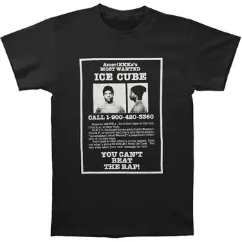 

Ice Cube Men's AmeriKKKa's Most Wanted T-shirt Black T Shirts Short Sleeve Leisure Fashion Summer Hot Cheap Men'S